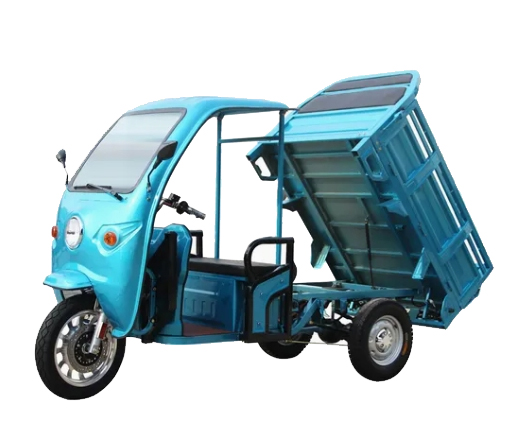 Covered tram not jacked up